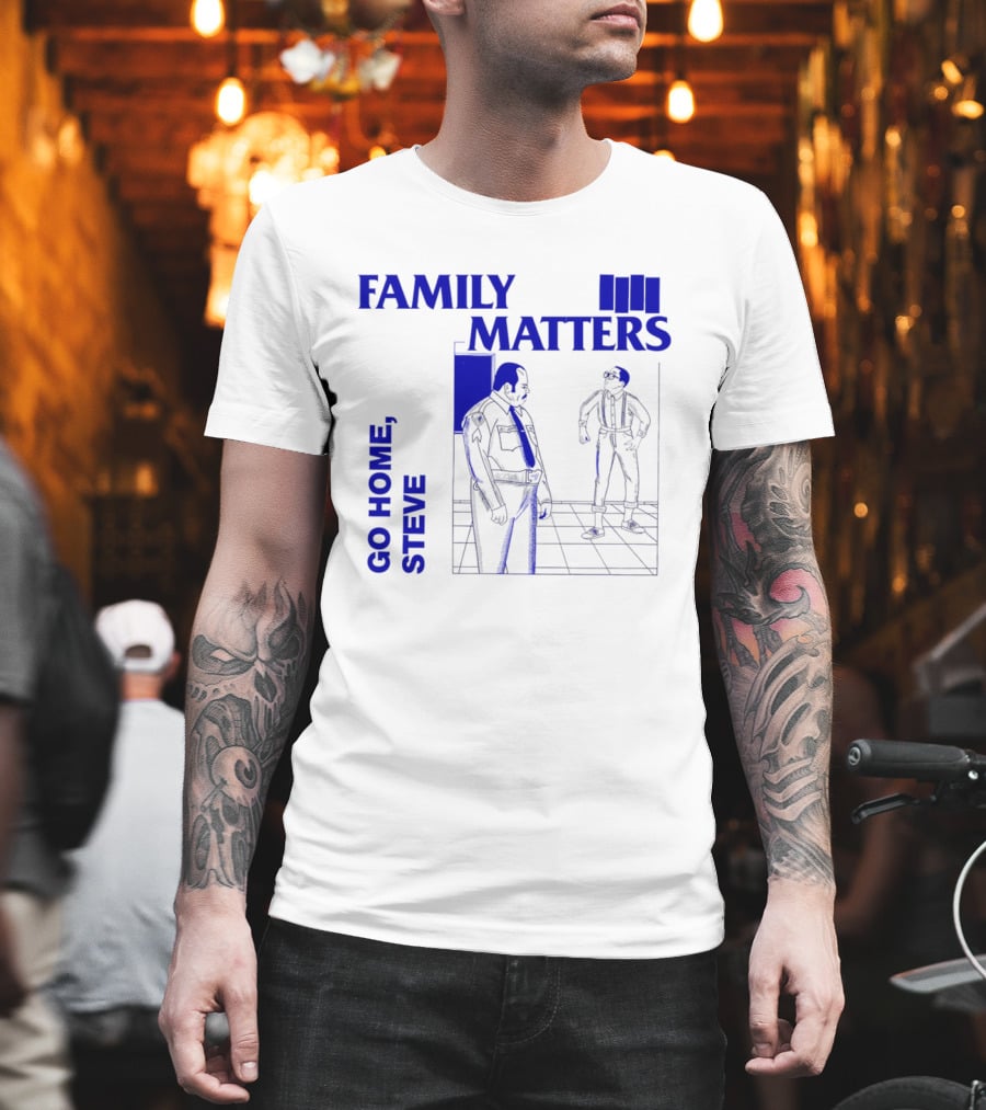 Family Matters Go Home Steve TV Show Humor Scene T-Shirt