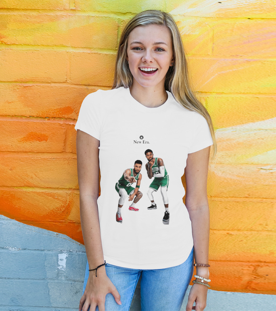 Boston Celtics Jayson Tatum Paul George New Era T-Shirt