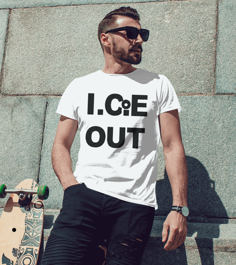 N3on Ryan Garcia I.C.E Out No One Is Illegal On Stolen Land T-Shirt