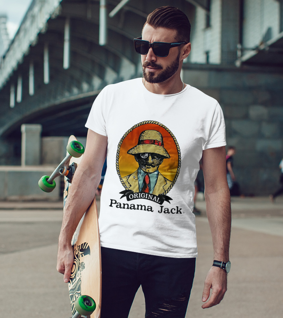 Original Panama Jack Man With Hat And Monocle T-Shirt