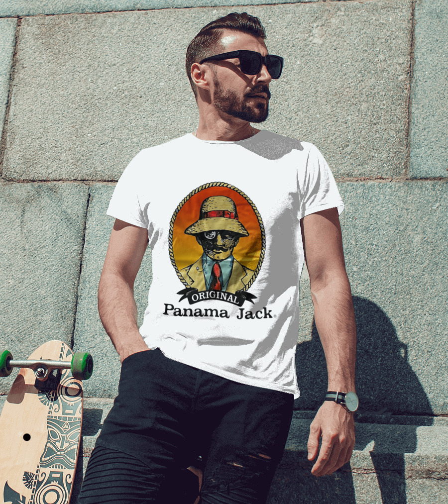 Original Panama Jack Man With Hat And Monocle T-Shirt