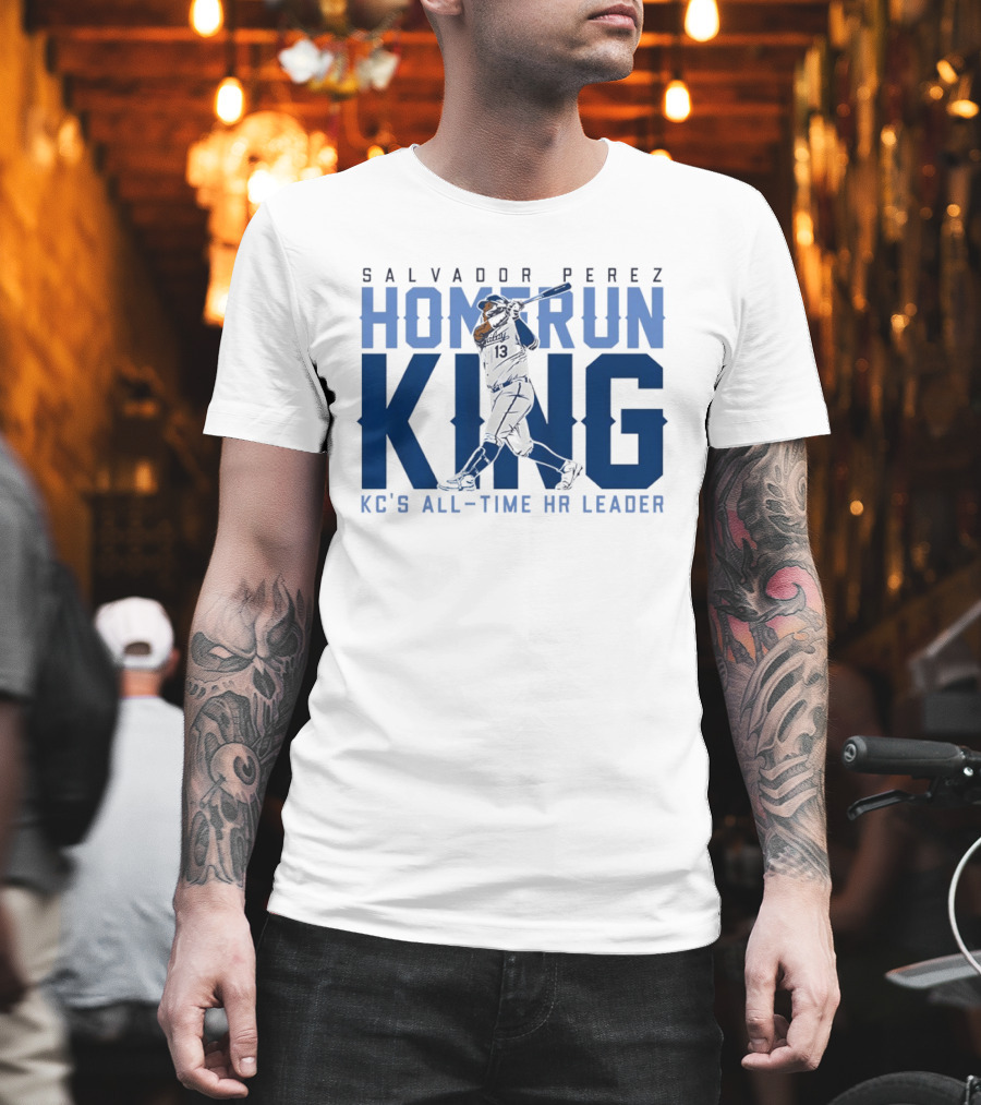 Salvador Perez Home Run King KC's All Time HR Leader T-Shirt
