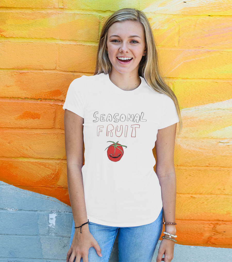 Seasonal Fruit Tomato With Painted Face T-Shirt