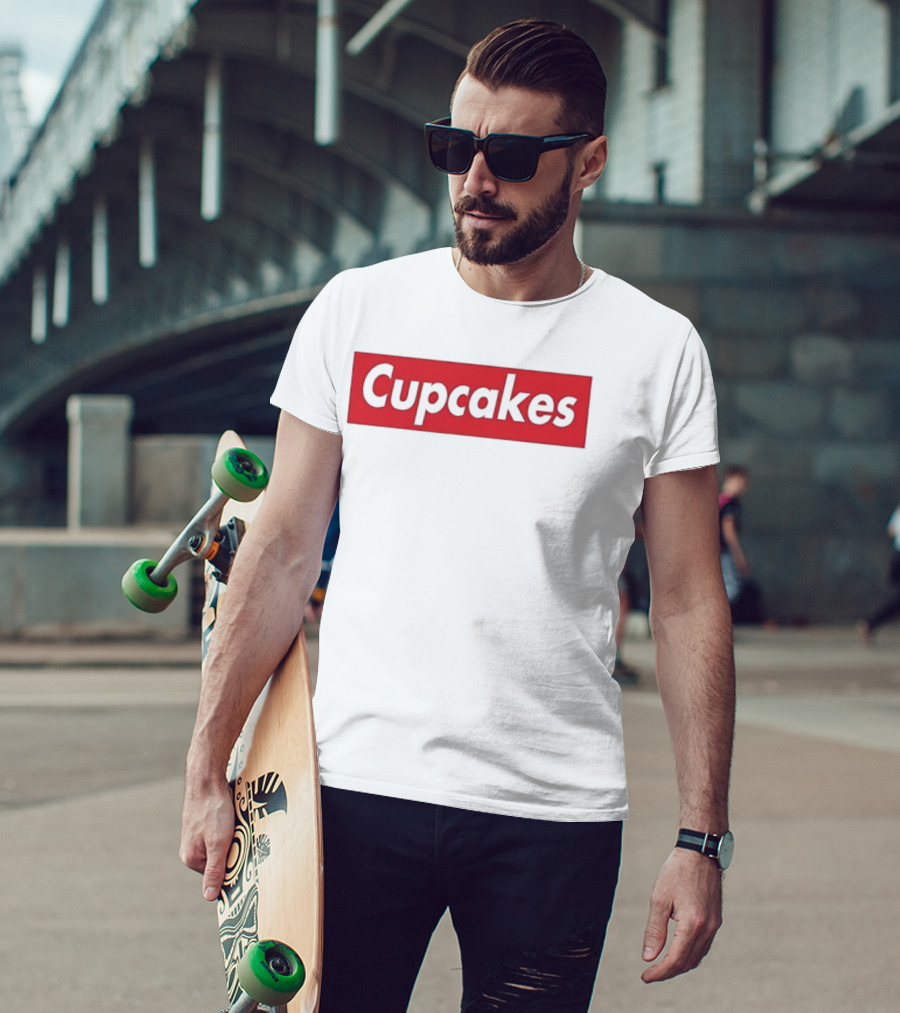 Treat Yourself To Delicious Cupcakes Red Box T-Shirt