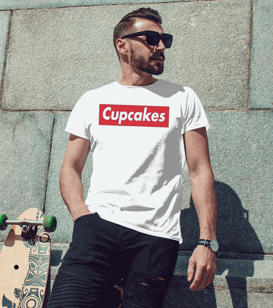 Treat Yourself To Delicious Cupcakes Red Box T-Shirt