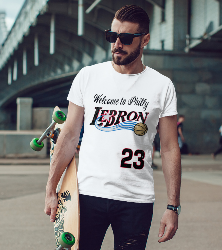 Welcome To Philly Lebron Basketball Number 23 T-Shirt