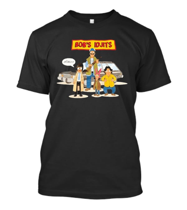 Bob's Idjits Hey Assbutt Cartoon Mashup T-Shirt