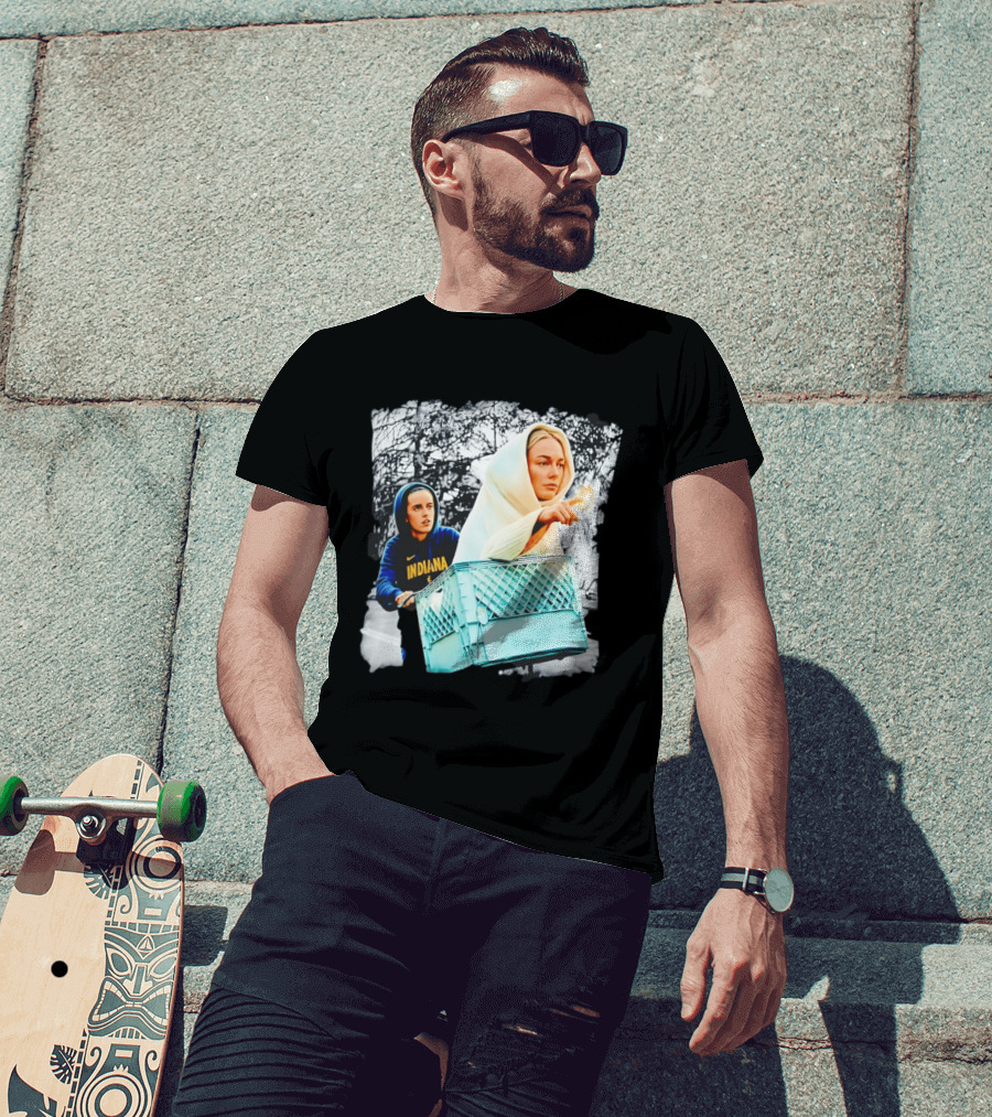 Caitlin Clark Sophie Cunningham ET Indiana Fever Basketball Iconic Movie Mashup 2026 T-Shirt