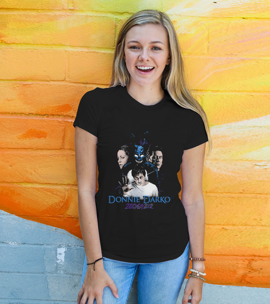 Donnie Darko 28 06 42 12 Characters And Mask T-Shirt