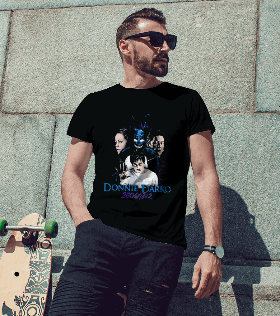 Donnie Darko 28 06 42 12 Characters And Mask T-Shirt