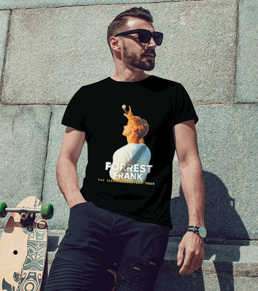 Forrest Frank The Jesus Generation Tour Microphone Pose T-Shirt
