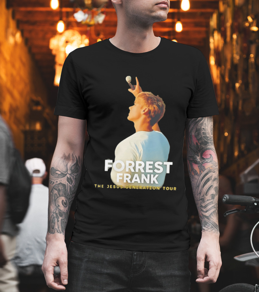 Forrest Frank The Jesus Generation Tour Microphone Pose T-Shirt