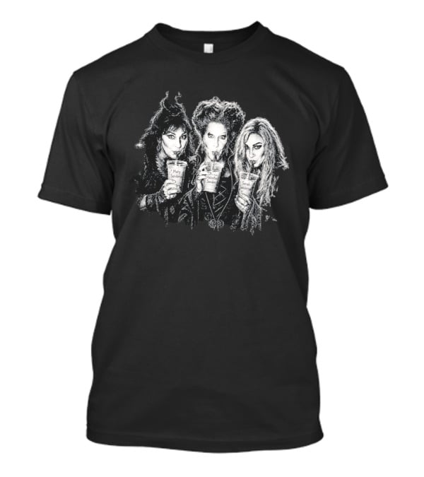 Hocus Pocus Sanderson Sisters Mary Winifred Sarah Iced Coffee Disney Halloween 2026 T-Shirt