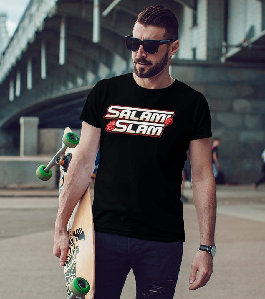 Salami Slam SummerSlam WWE Bold Iconic Wrestling T-Shirt