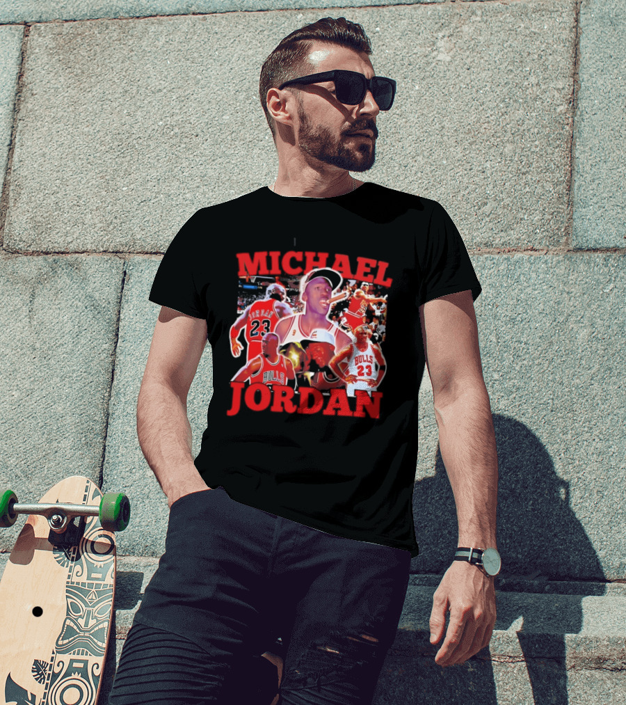 Michael Jordan 23 Bulls 90s T-Shirt