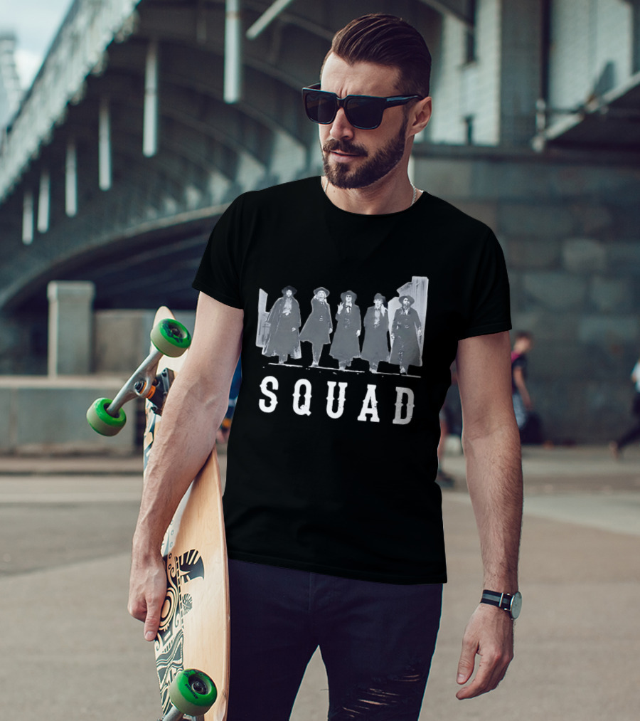 SQUAD Western Movie Characters Clint Eastwood Cowboy T-Shirt