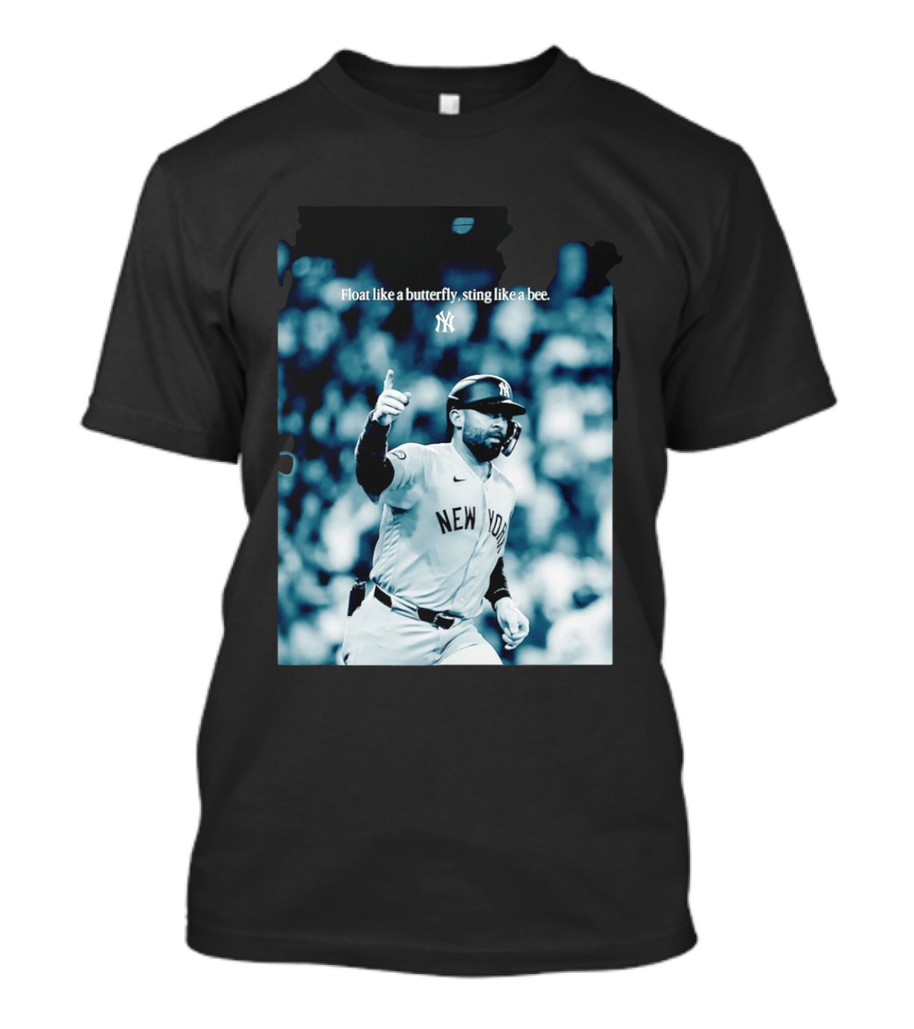 New York Yankees Float Like A Butterfly Sting Like A Bee T-Shirt