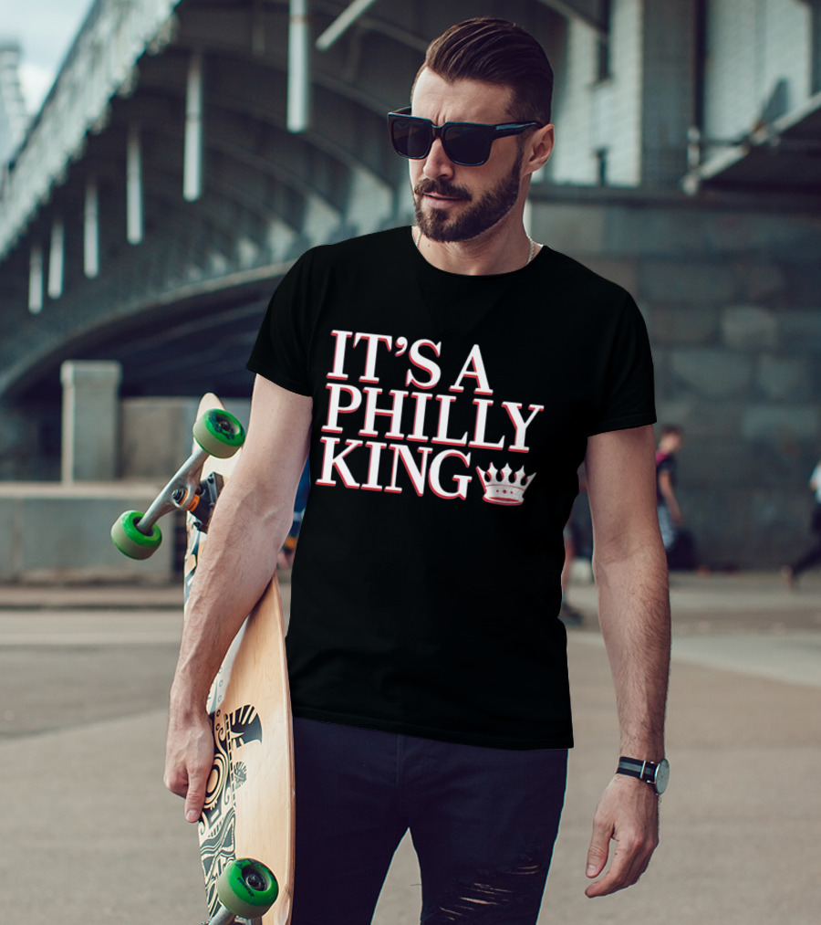 Philadelphia 76ers It's A Philly King Lebron James T-Shirt