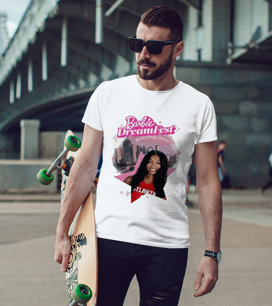Barbie Dream Fest Angel Reese Atlanta Dream Basketball Barbie Finally Found Her Dream T-Shirt