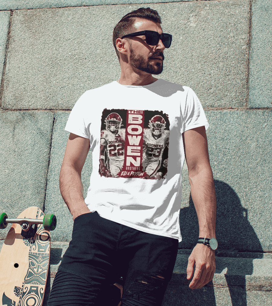 Oklahoma Sooners The Bowen Brothers Eli & Peyton Football Team T-Shirt