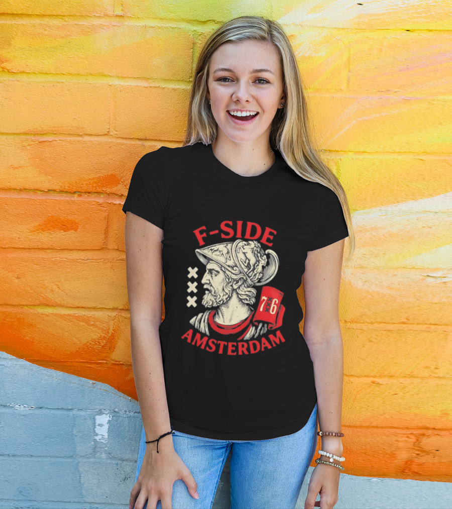 F Side Amsterdam Warrior Helmet 76 T-Shirt