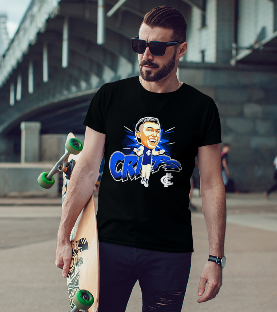 Carlton Football Club Patrick Cripps Caricature Cripps T-Shirt
