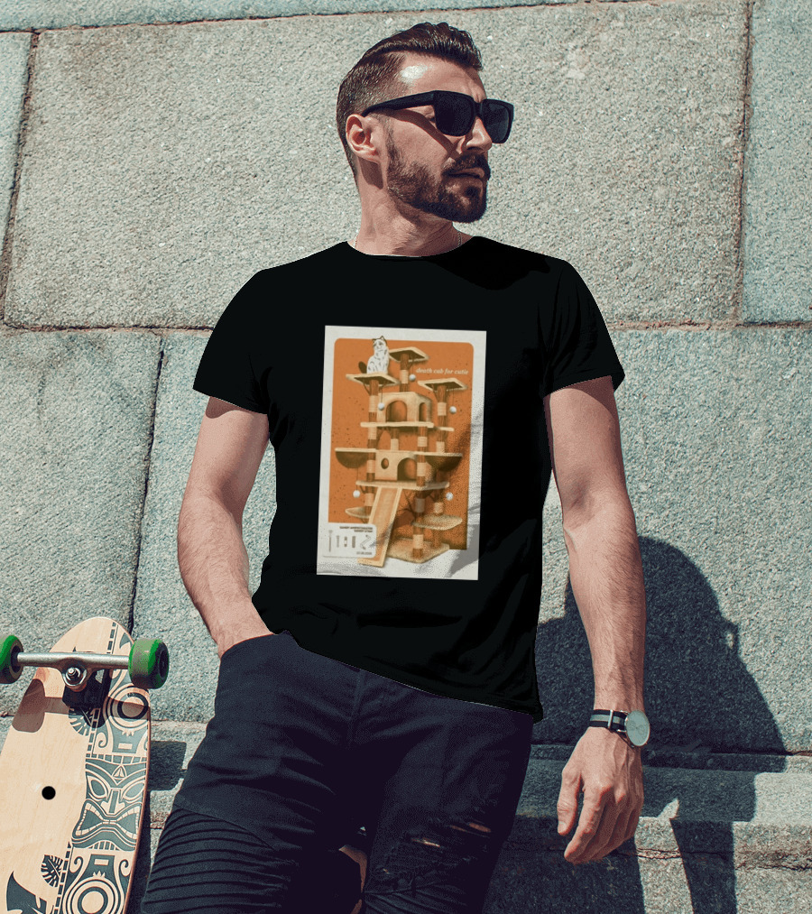 Death Cab For Cutie Sandy Amphitheater Sandy Utah July 29 2026 Cat Tree T-Shirt