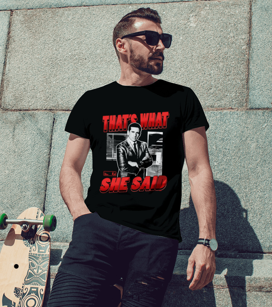 Michael Scott That's What She Said The Office Comedy T-Shirt
