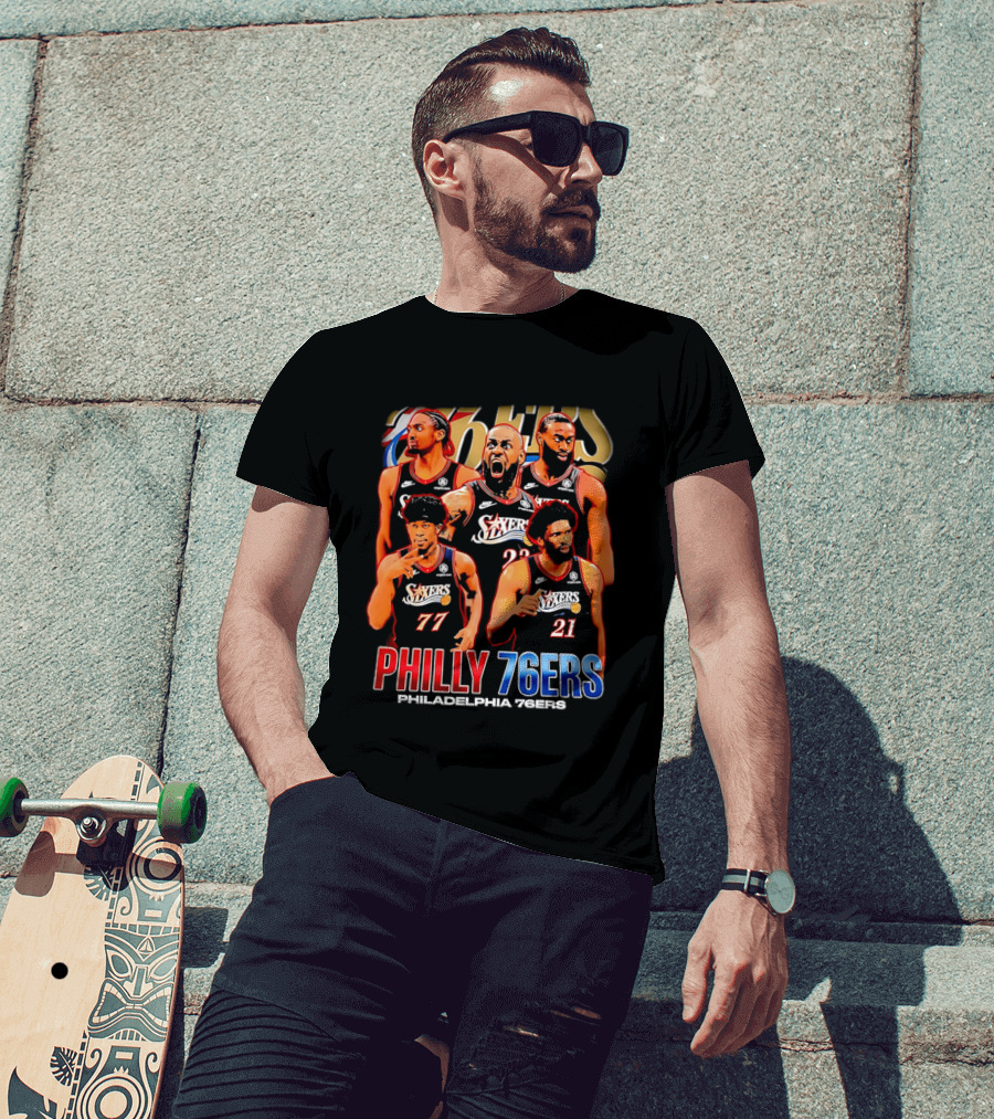 Philly 76Ers Philadelphia 76Ers Lebron James Basketball Team Players T-Shirt