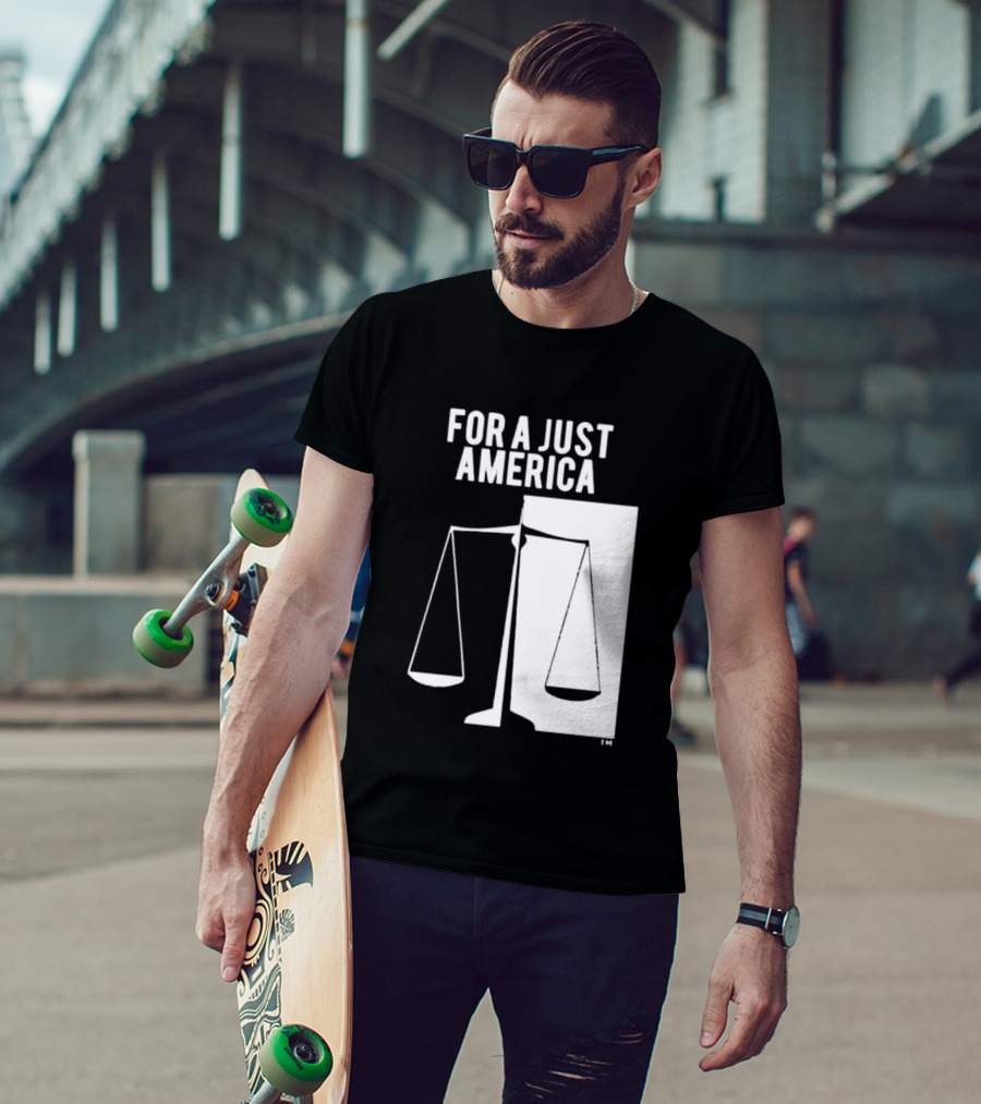 Resist For A Just America Scales Of Justice T-Shirt