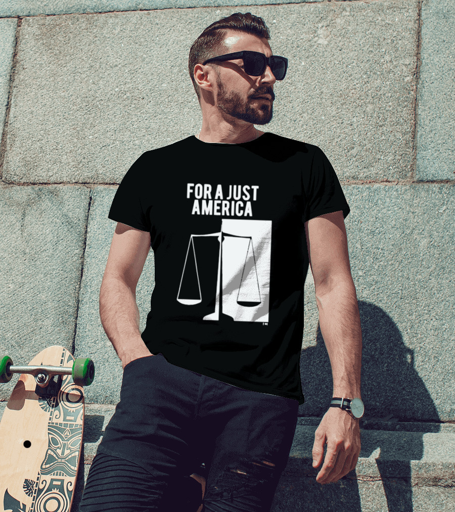 Resist For A Just America Scales Of Justice T-Shirt