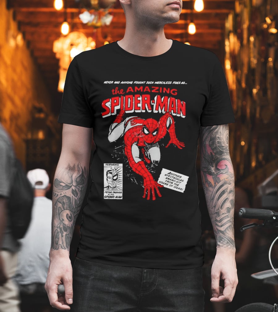 Never Has Anyone Fought Such Merciless Foes As The Amazing Spider Man Marvel Superhero T-Shirt