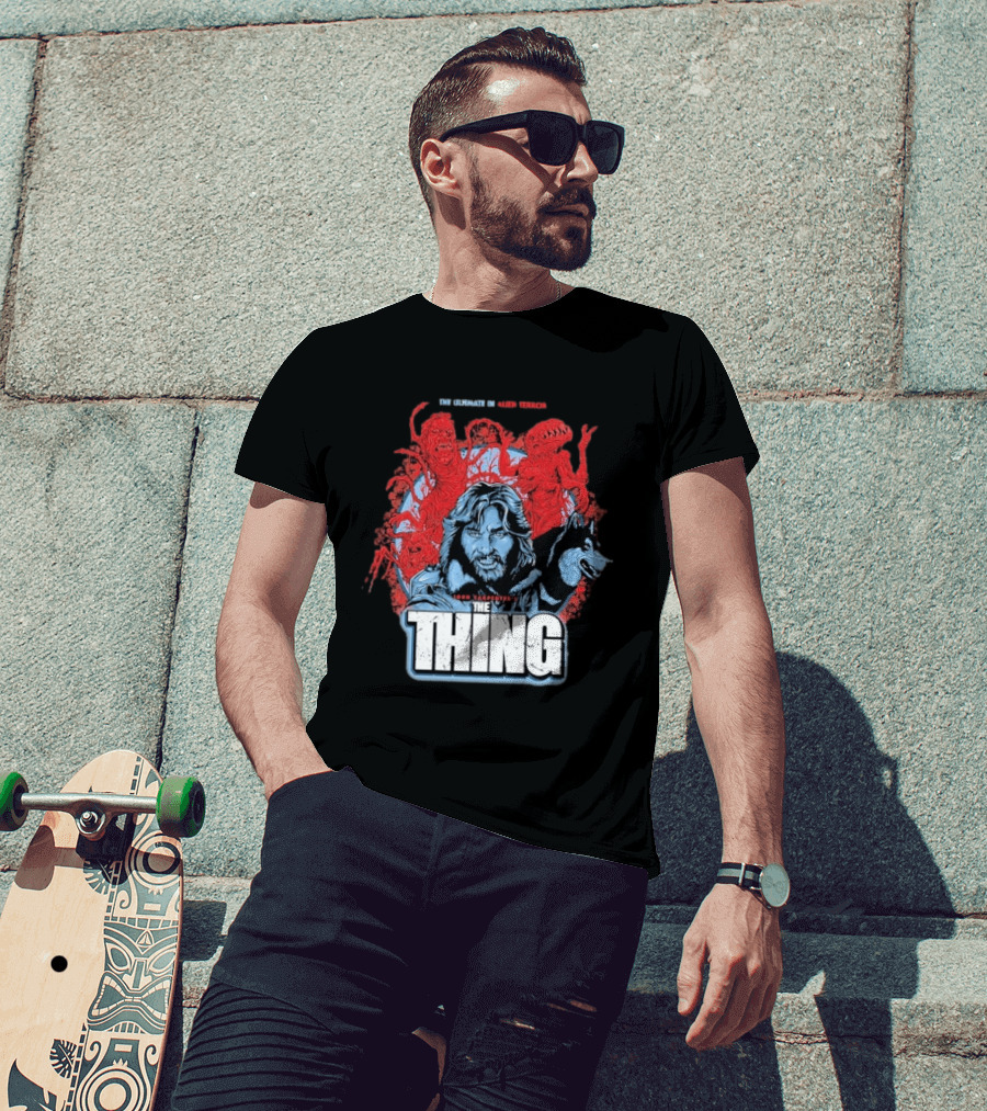 The Thing Ultimate Alien Terror John Carpenter's Classic 1982 Horror Movie T-Shirt