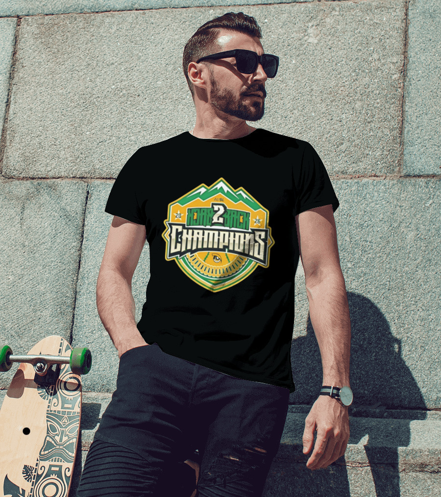 Utah Talons 2026 AUSBL Back 2 Back Champions T-Shirt