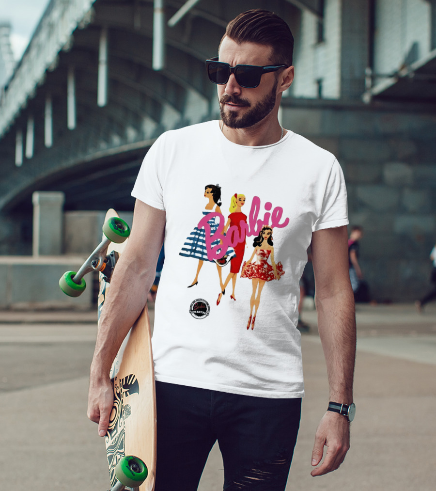 Barbie Vintage Fashion Trio Retro Mattel T-Shirt