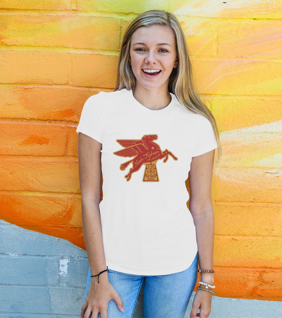 Noah Kahan Arlington July 30 2026 The Great Divide Pegasus T-Shirt