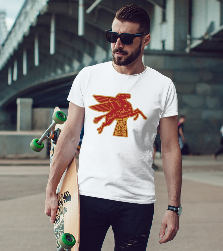 Noah Kahan Arlington July 30 2026 The Great Divide Pegasus T-Shirt