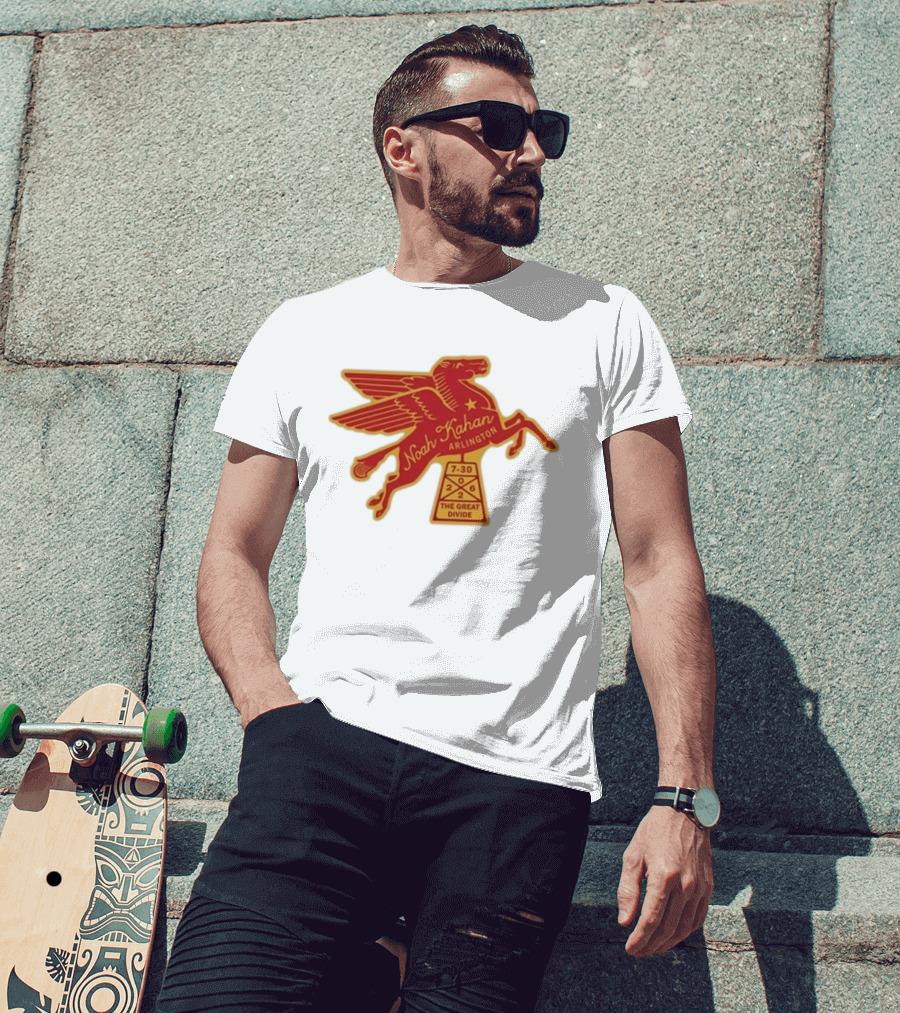 Noah Kahan Arlington July 30 2026 The Great Divide Pegasus T-Shirt