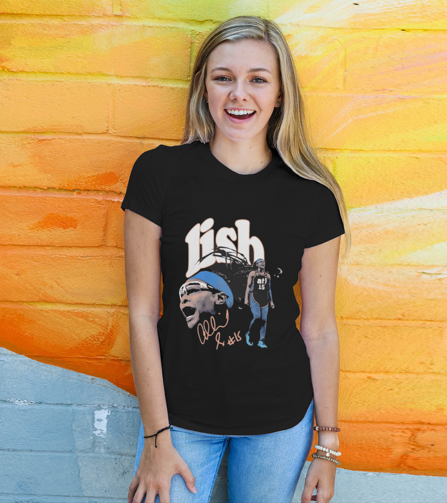 Allisha Gray Lish Atlanta Dream No 15 ATL Women's Sports T-Shirt