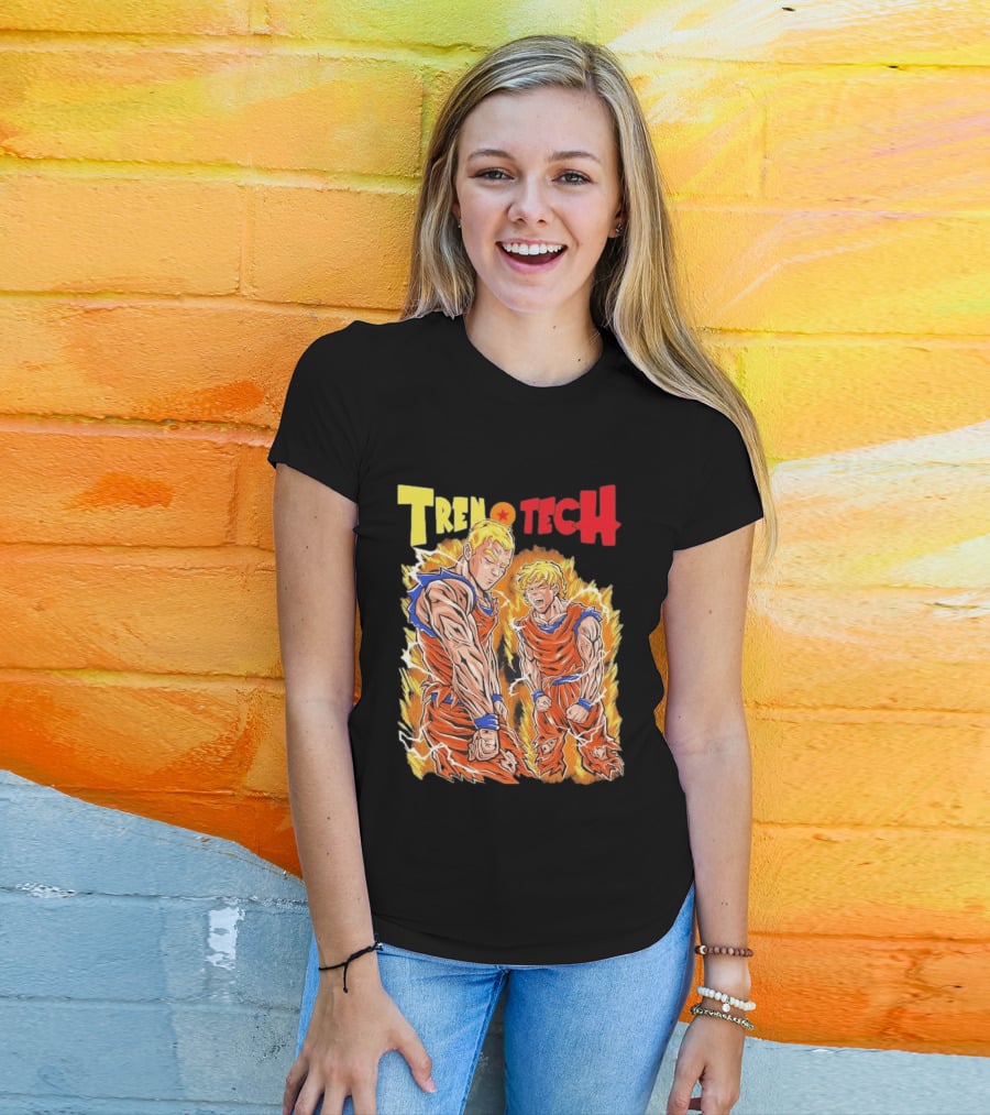 Ghost Racing Dragonball Trentech Fusion Goku Transformation T-Shirt