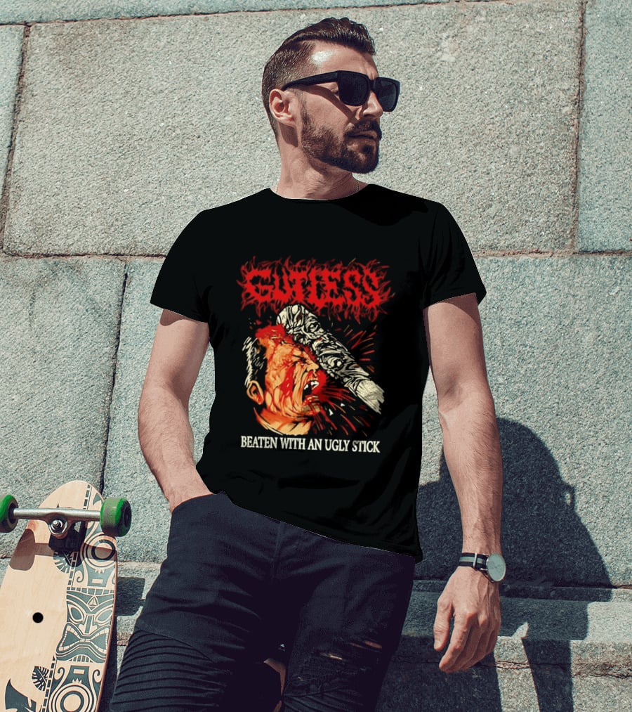 Gutless Beaten With An Ugly Stick Bloody T-Shirt