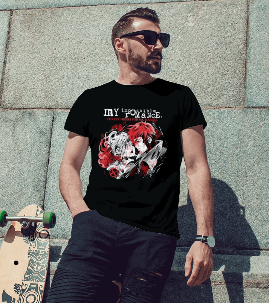 MY Impossible Romance Three Cheers For Ms Marvel X Men T-Shirt