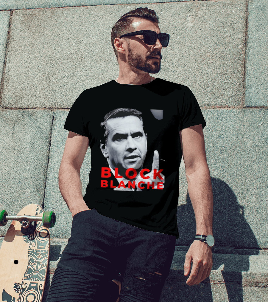 BLOCK BLANCHE Bloc Québécois Yves François Blanchet T-Shirt