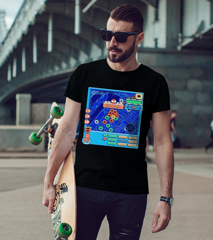Sighting In Your Direct Vicinity Spider Man Pixel 00.00.00 T-Shirt
