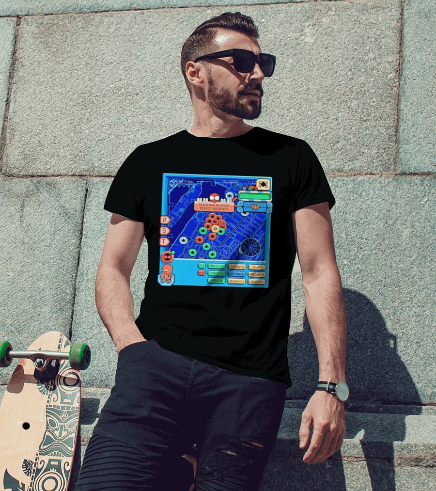 Sighting In Your Direct Vicinity Spider Man Pixel 00.00.00 T-Shirt