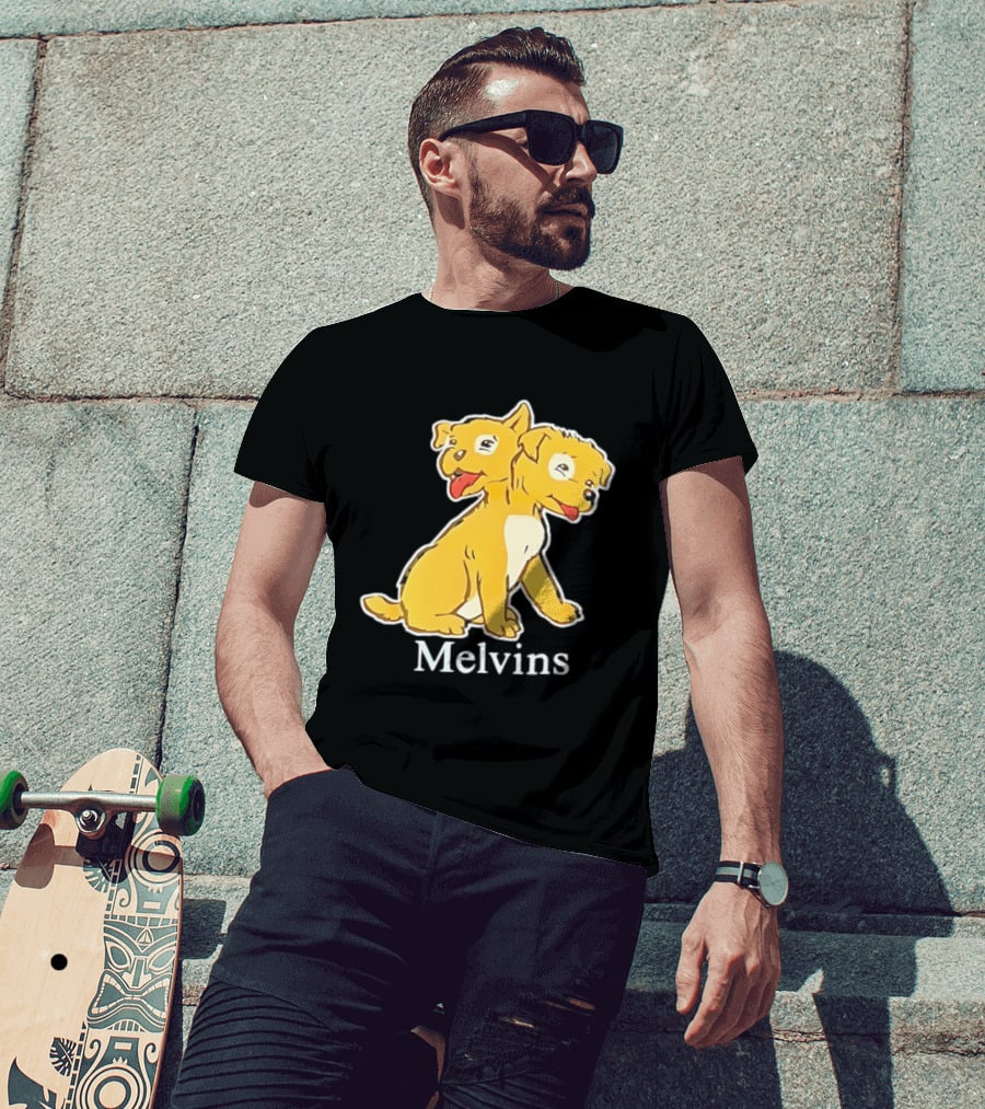 Melvins Two Headed Dog Cartoon T-Shirt