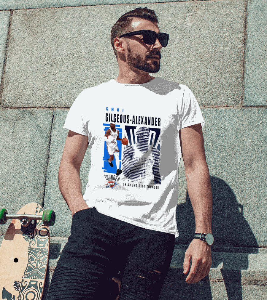 Shai Gilgeous Alexander Oklahoma City Thunder Basketball Highlights T-Shirt