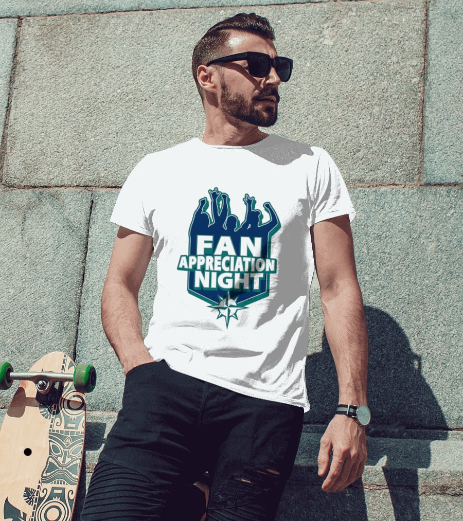 Seattle Mariners Fan Appreciation Night 2026 Baseball Event T-Shirt