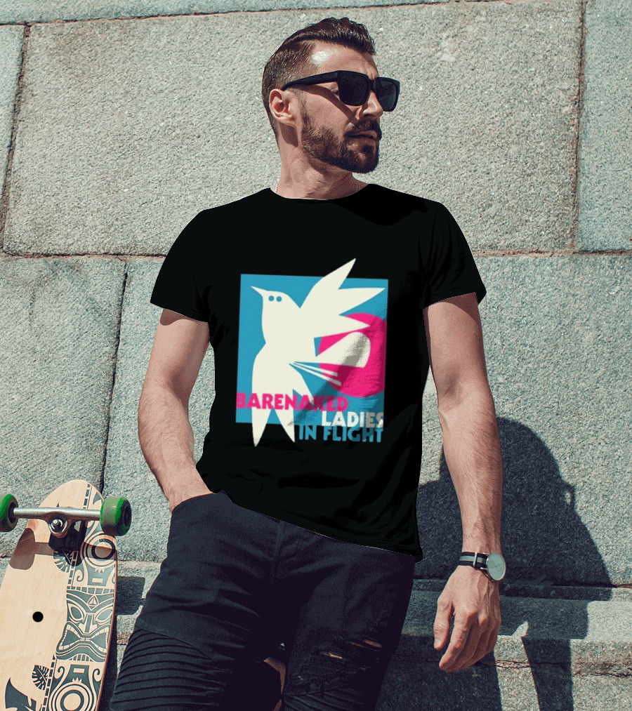Barenaked Ladies In Flight Bird Tour 2024 Art Vintage Concert T-Shirt