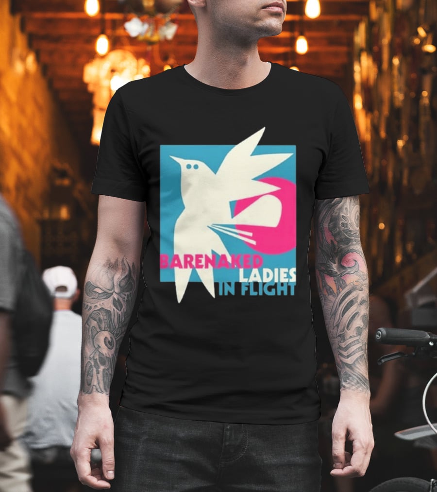 Barenaked Ladies In Flight Bird Tour 2024 Art Vintage Concert T-Shirt